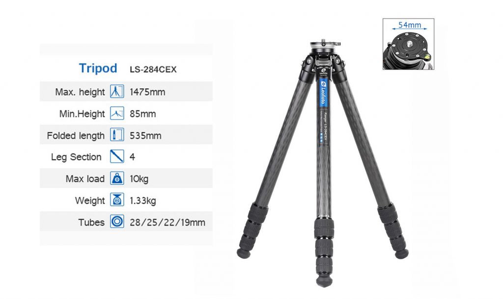 Leofoto Ranger Leveller Tripod LS-223CEX/ 284CEX / 324CEX / 325CEX / 365CEX