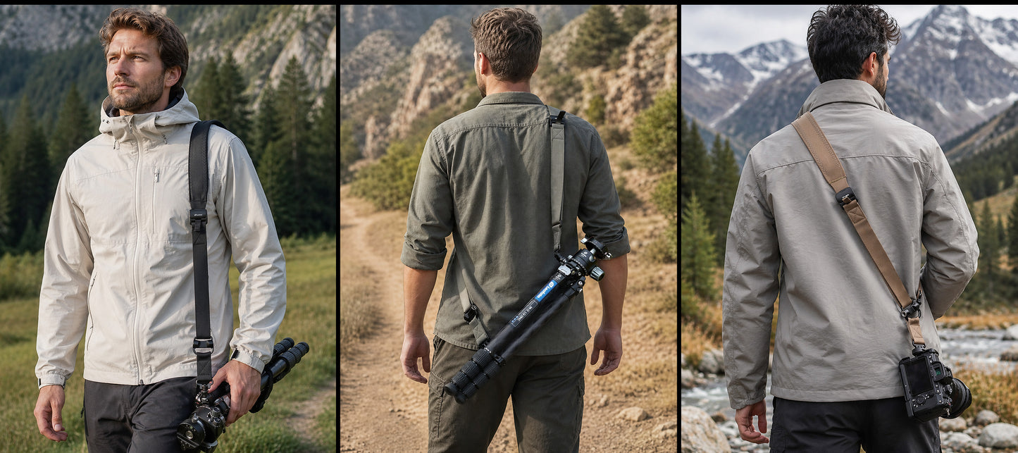 Leofoto SP-02 Quick Detach QD carrying strap for tripod/equipment