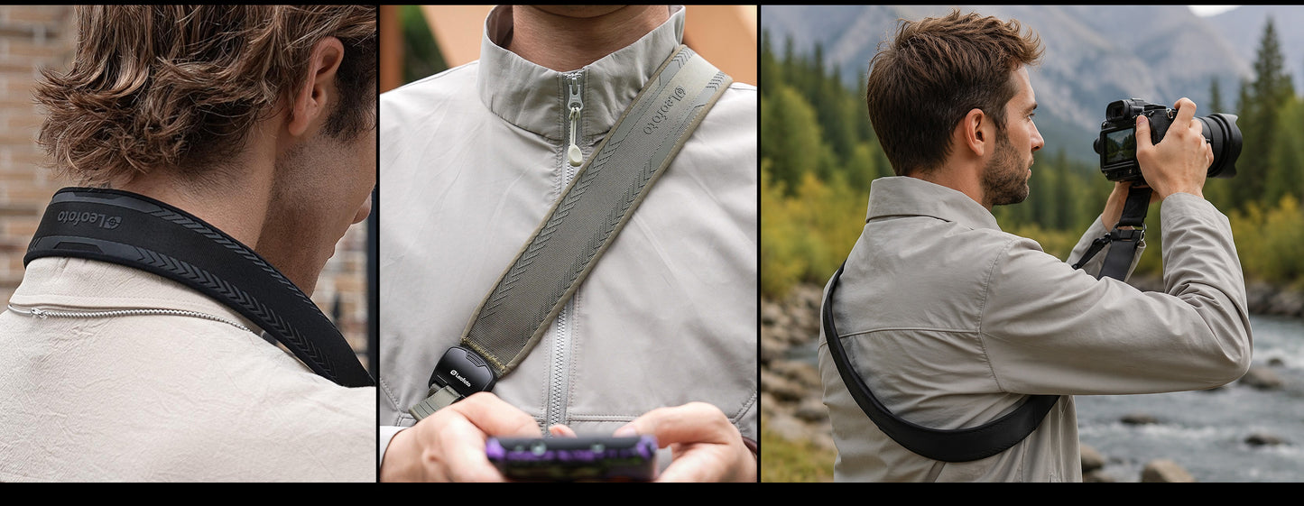 Leofoto SP-02 Quick Detach QD carrying strap for tripod/equipment