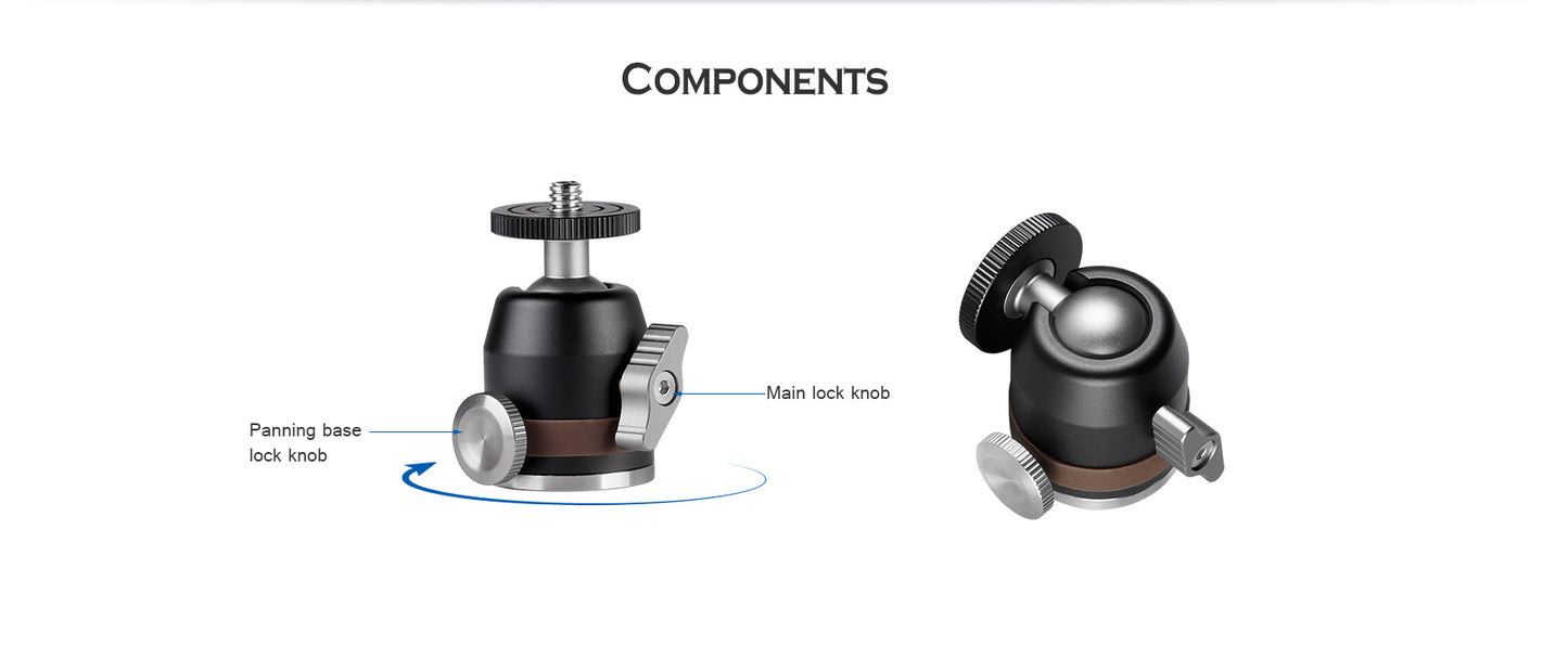 Leofoto MBH-19 Micro ballhead