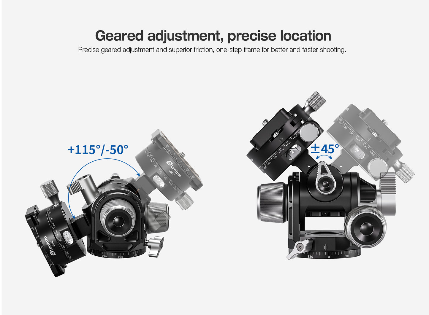 Leofoto G4Pro (geared panning clamp)