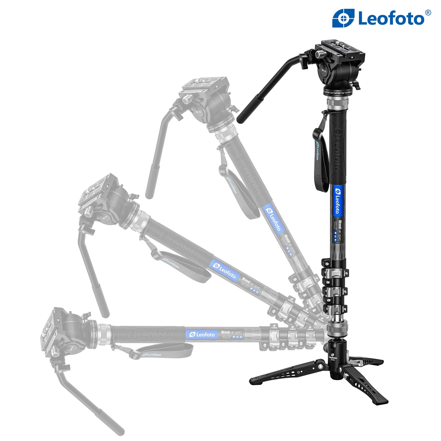 Leofoto MF-324C+VD-04+BV-10 Arca Swiss Fluid Head