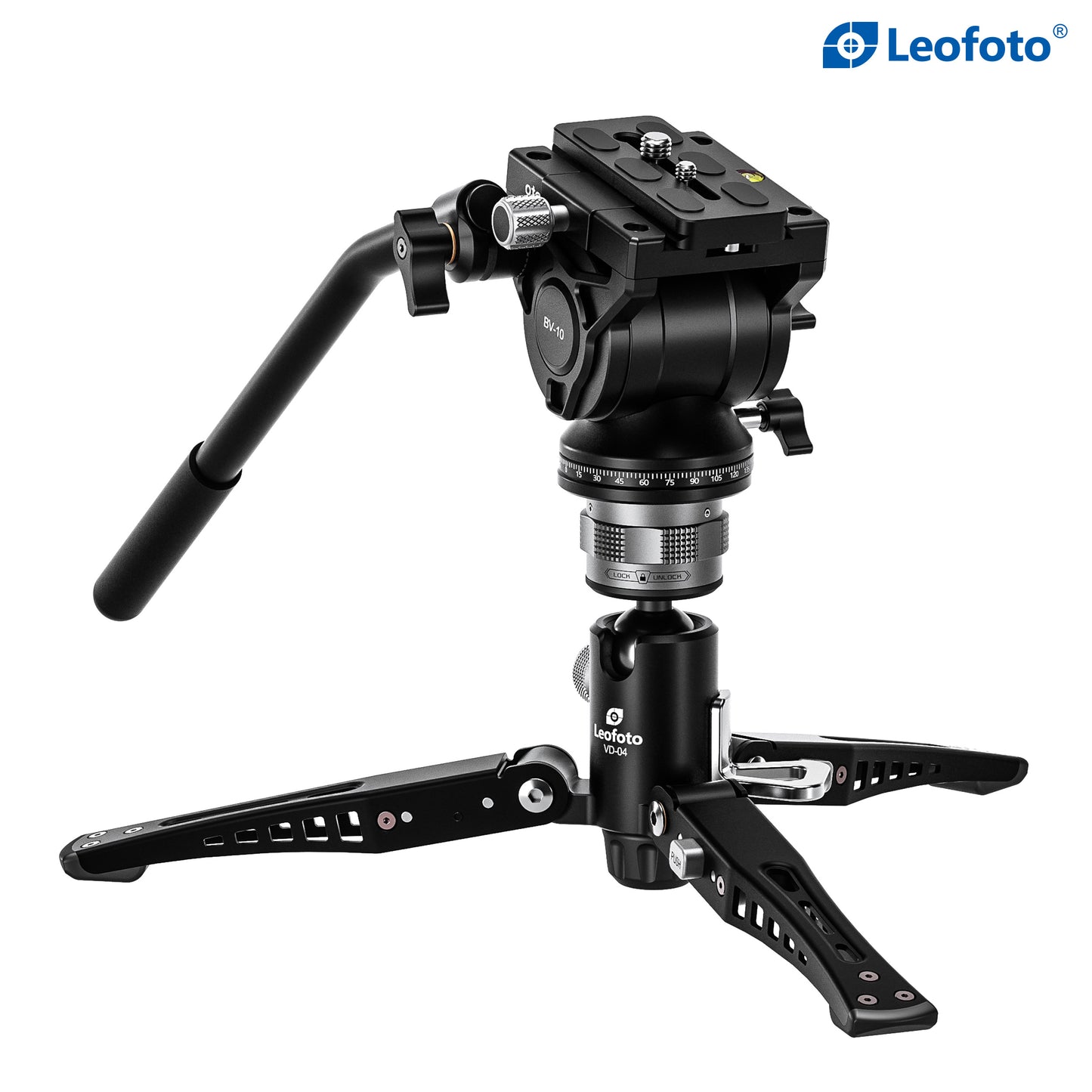 Leofoto MF-324C+VD-04+BV-10 Arca Swiss Fluid Head