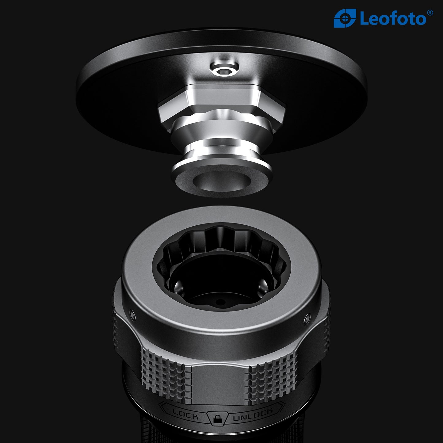 Leofoto MF-324C+VD-04+BV-10 Arca Swiss Fluid Head
