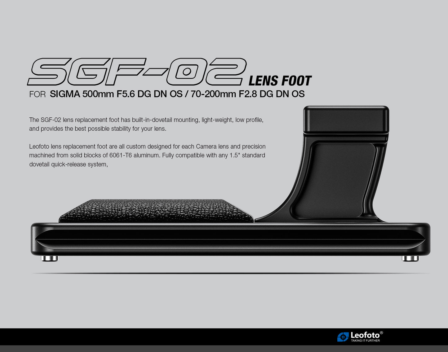 Leofoto Lens Foot SGF For Sigma lenses