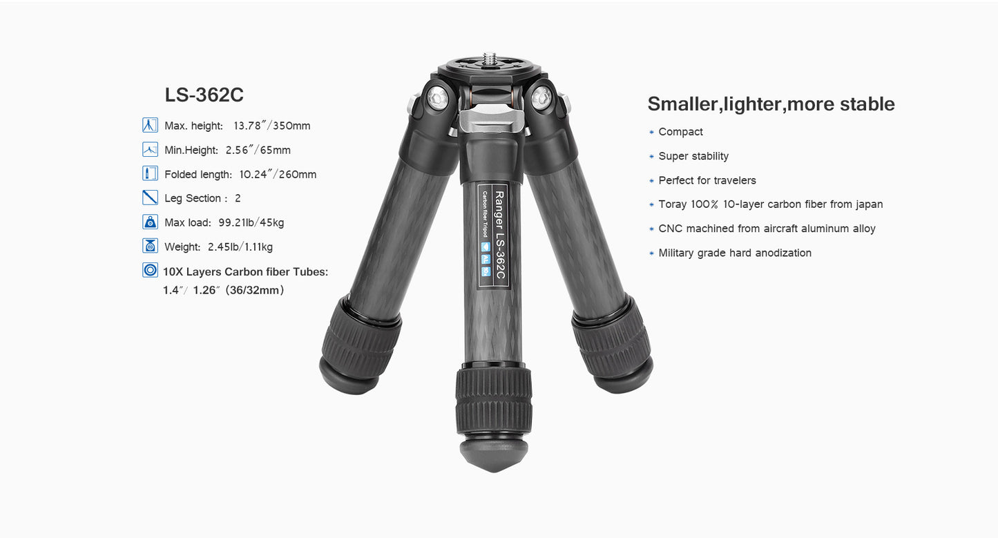 Leofoto Tripod LS-362C