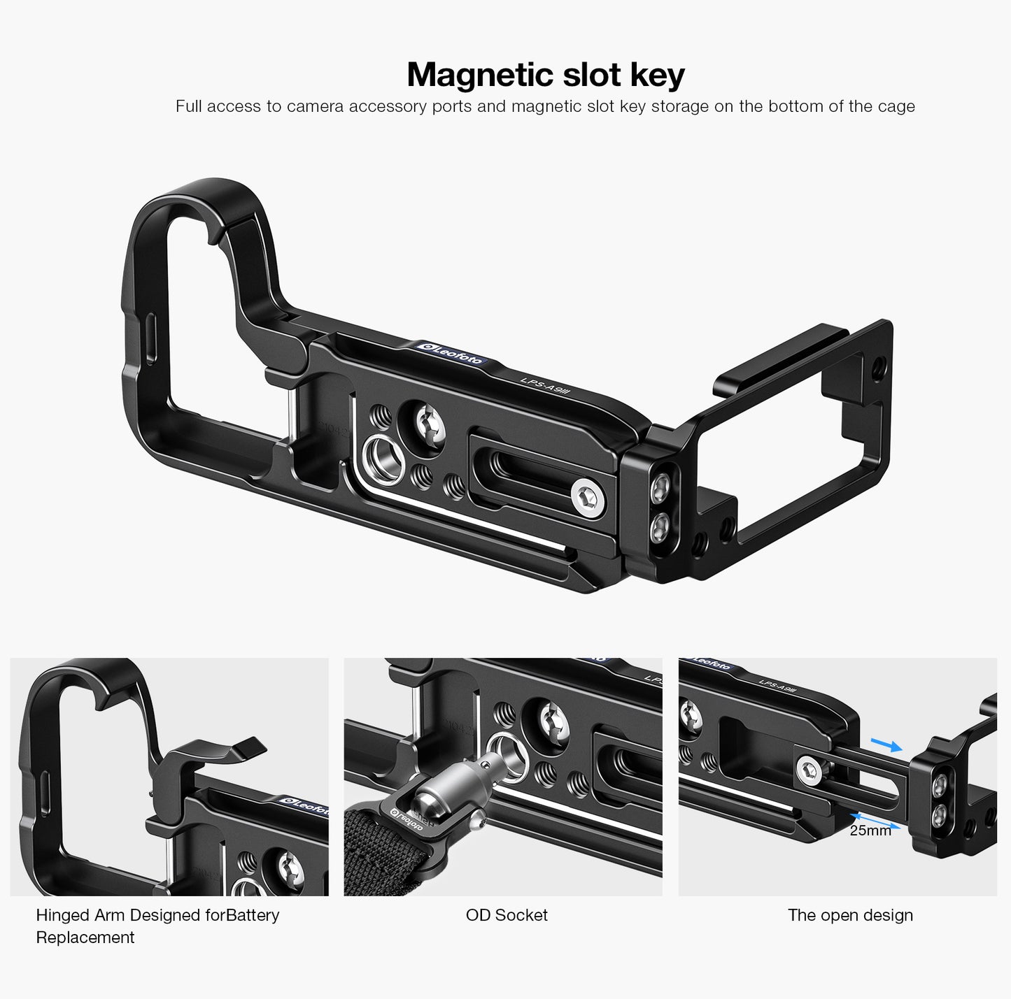 Leofoto LPS-A9iii L bracket for Sony A9iii/A1ii