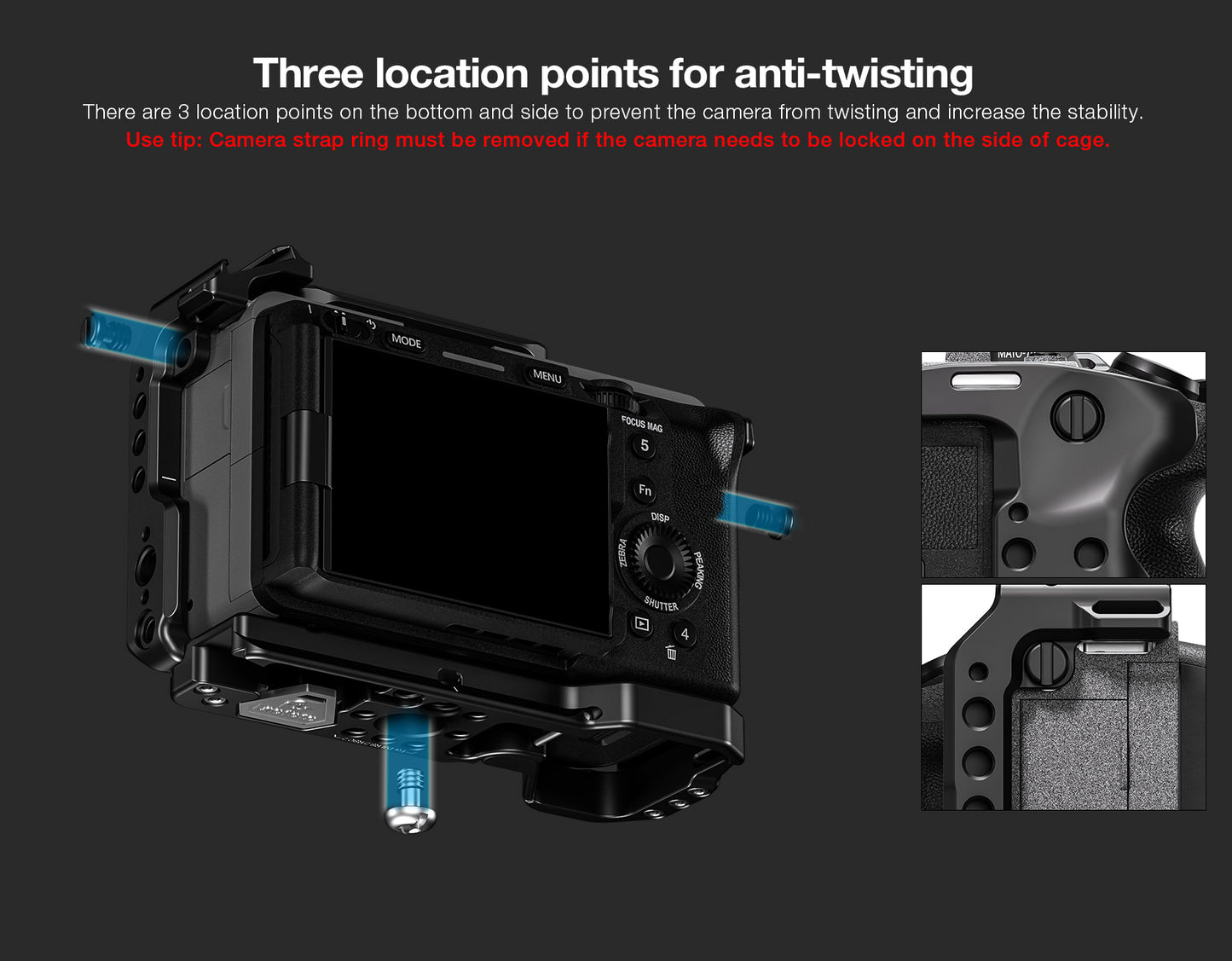 Leofoto Sony FX3 Camera Cage & FX3-XLR Handle Extension