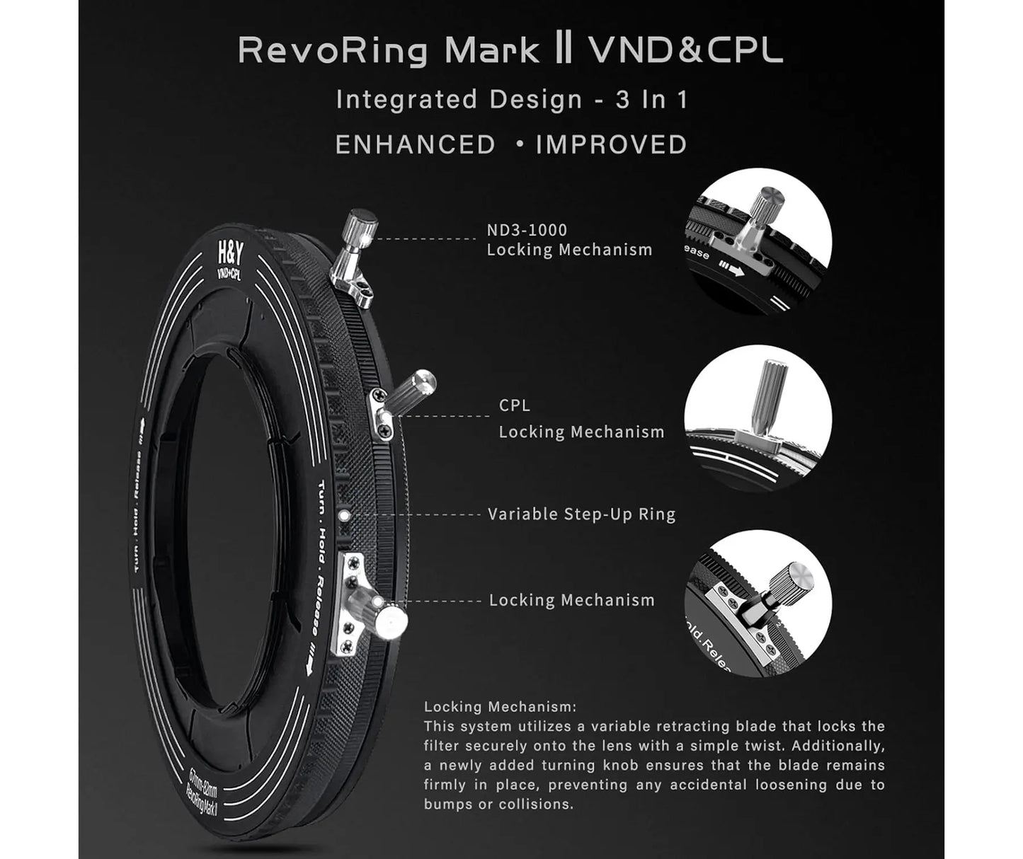 H&Y REVORING MArk II Variable ND3-ND1000 & Circular Polarizer Filter (2026)
