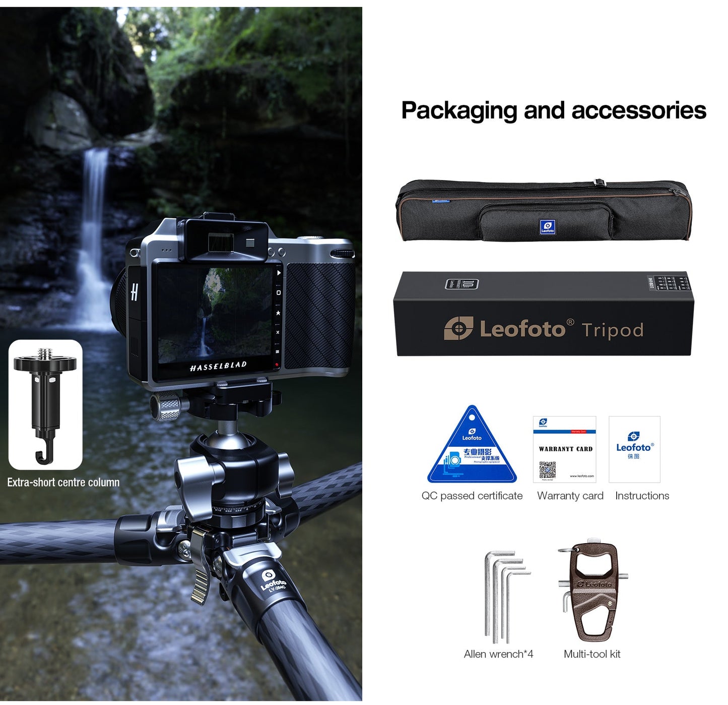 Leofoto "Mr Y" Tripod LY-284C + LH-30R