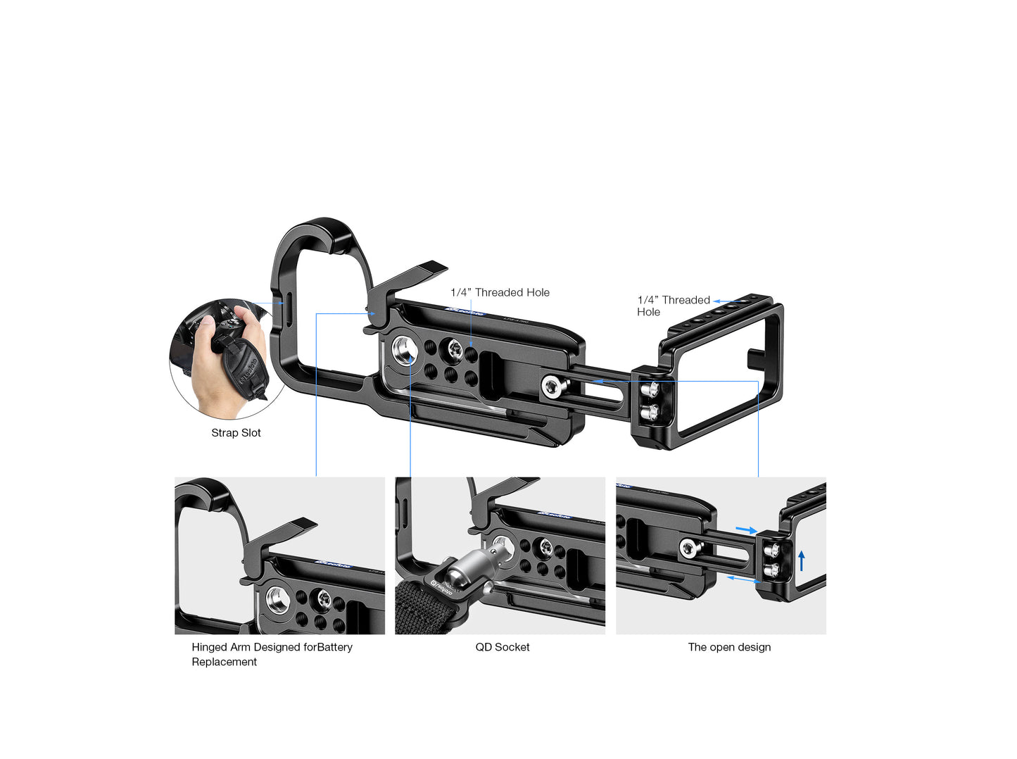 Leofoto LPS-A7R6 L bracket