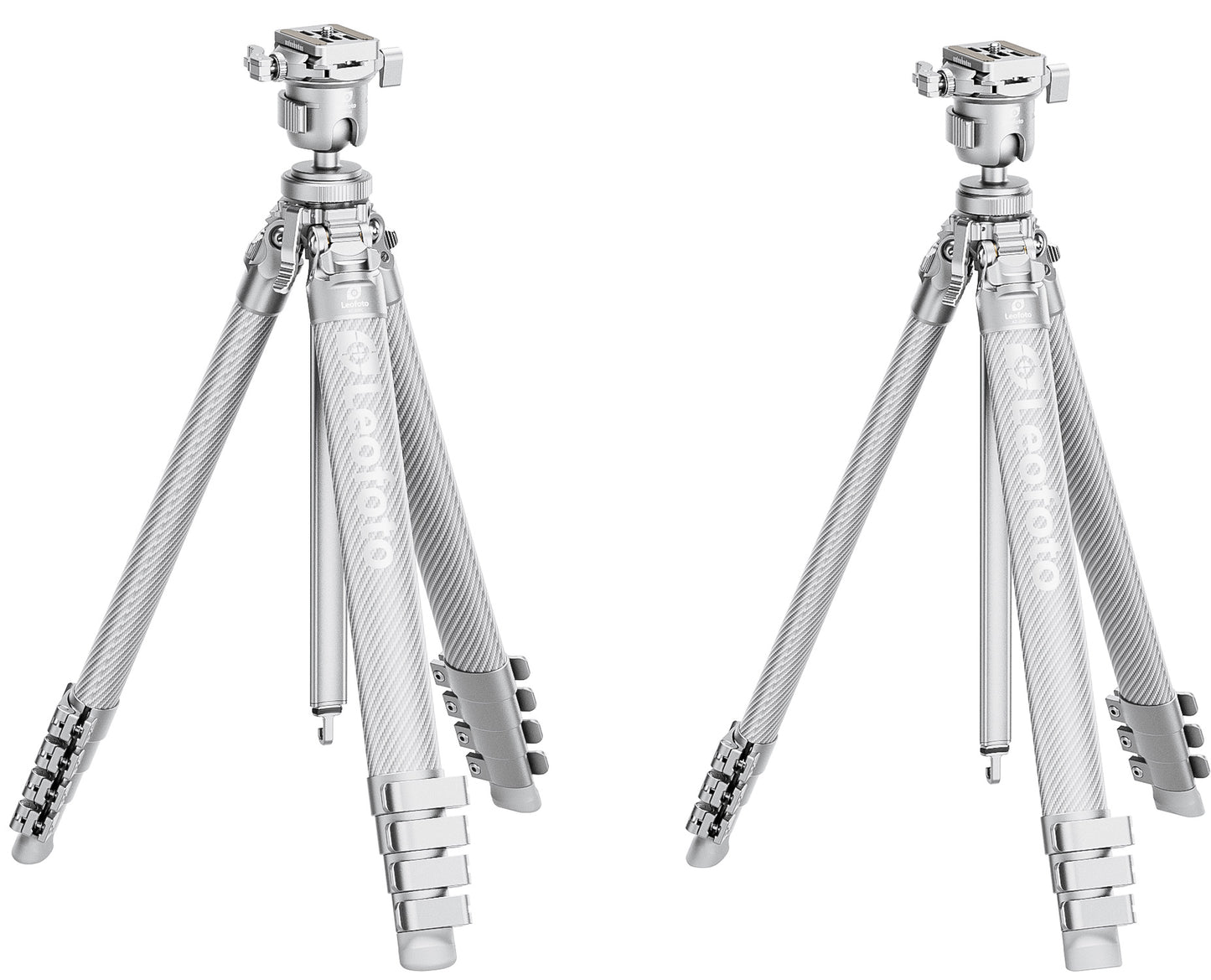 Leofoto "Azure" Full Silver AZ-235C Tripod with MBH-30 Ballhead