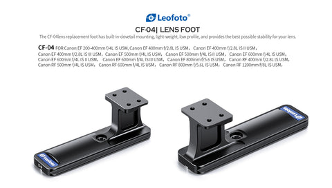 Leofoto Lens Foot For Canon Lenses CF-04