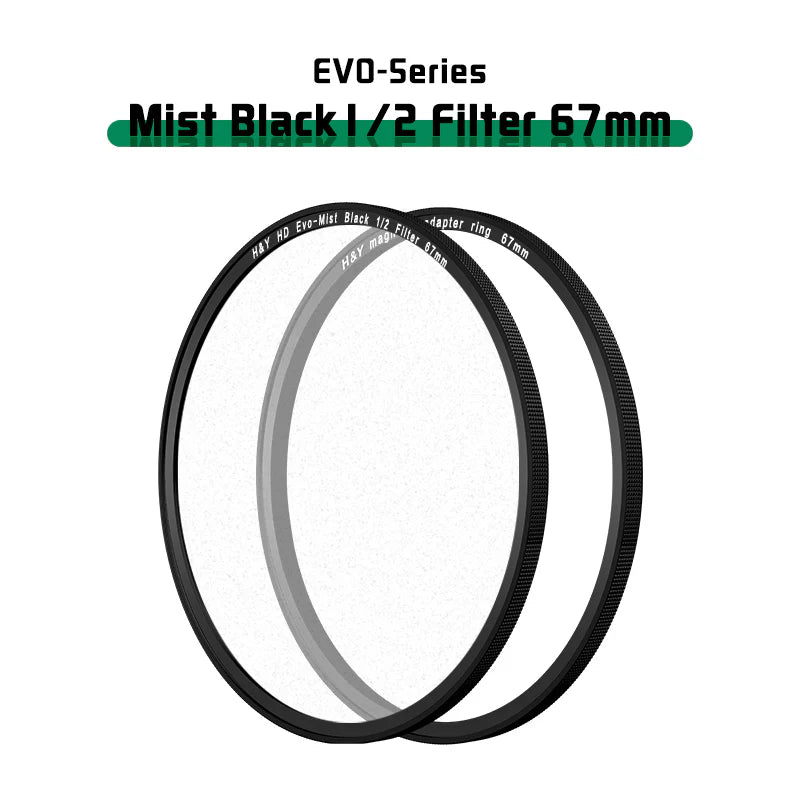 H&Y HD Evo-Series Mist Black 1/2 Filter Kit