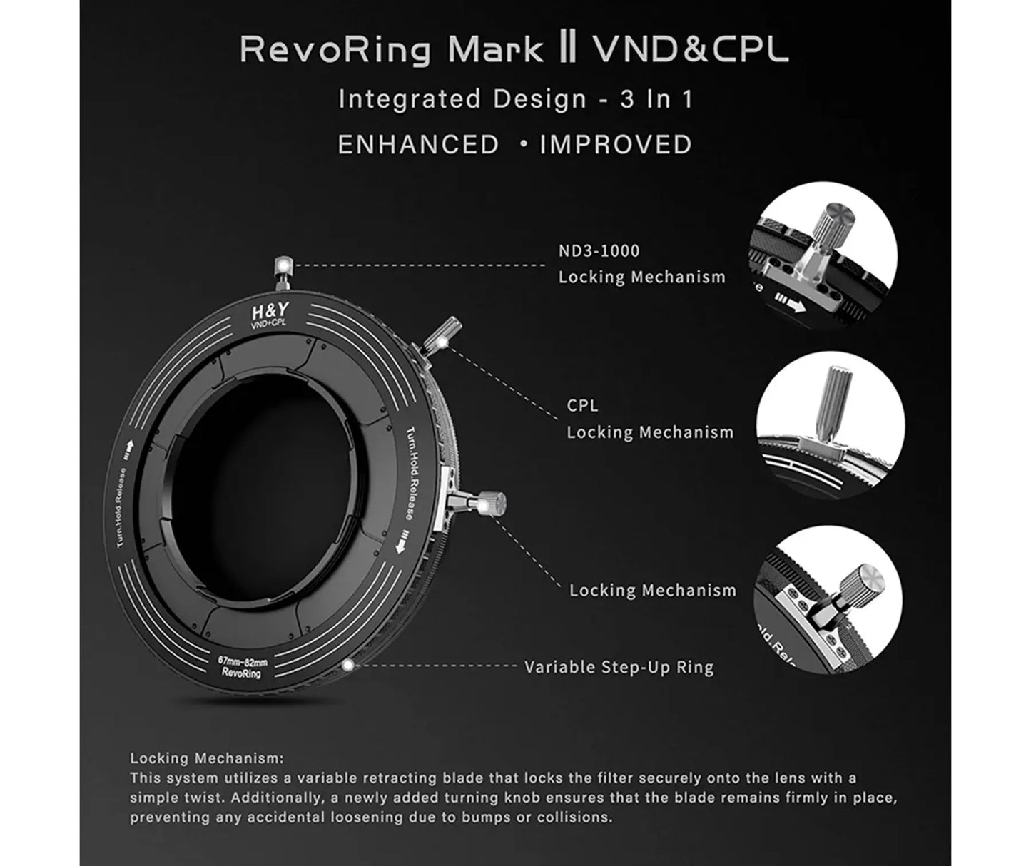 H&Y REVORING MArk II Variable ND3-ND1000 & Circular Polarizer Filter (2026)