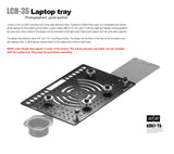 Leofoto LCH-3S laptop tray (modular)