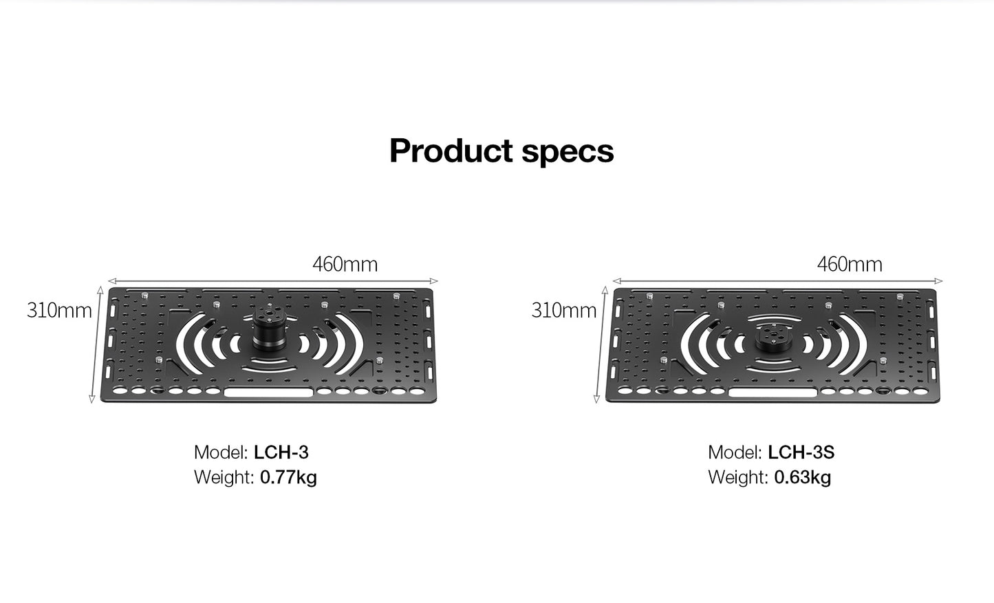 Leofoto LCH-3S laptop tray (modular)