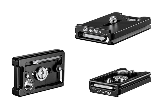 Leofoto PL-62N/PL-80N with QD socket arca swiss plates