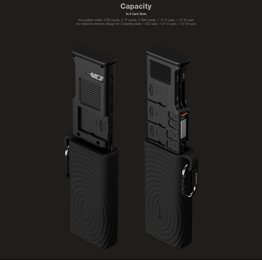 Leofoto LCR-01 multiple card reader and storage device