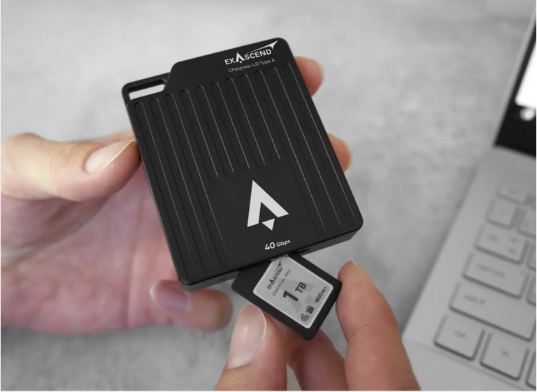 Exascend Nitro CFExpress 4.0 Type A Card Reader (USB4 40Gbps)