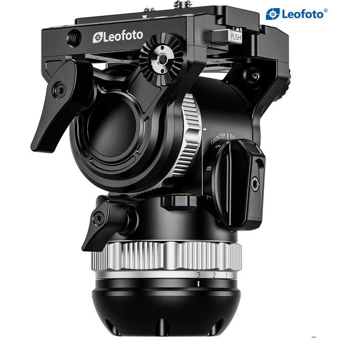 Leofoto FH-5L (level clamp)/FH-5 (screw clamp) 75mm bowl fluid head with counterbalance (2026)
