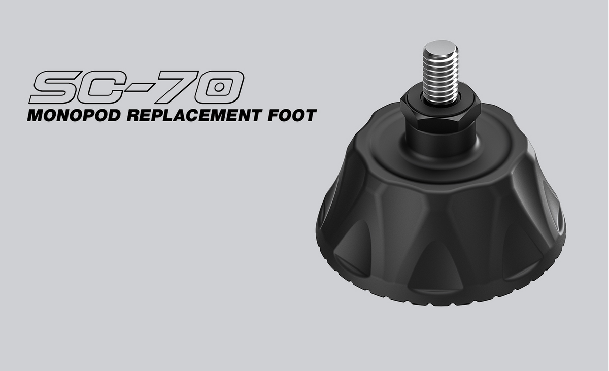 Leofoto 70mm suction cup foot for monopod