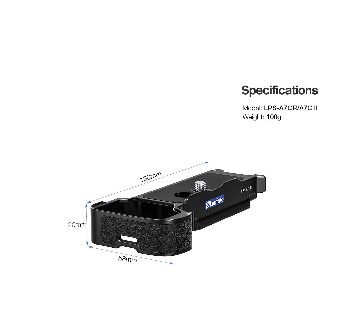 Leofoto LPS-A7CR/A7CII L plate for Sony A7CR/A7CII