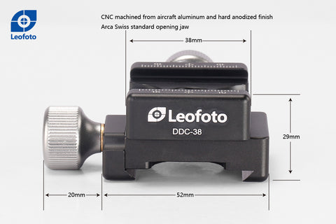 Leofoto DDC-38 bi-directional clamp