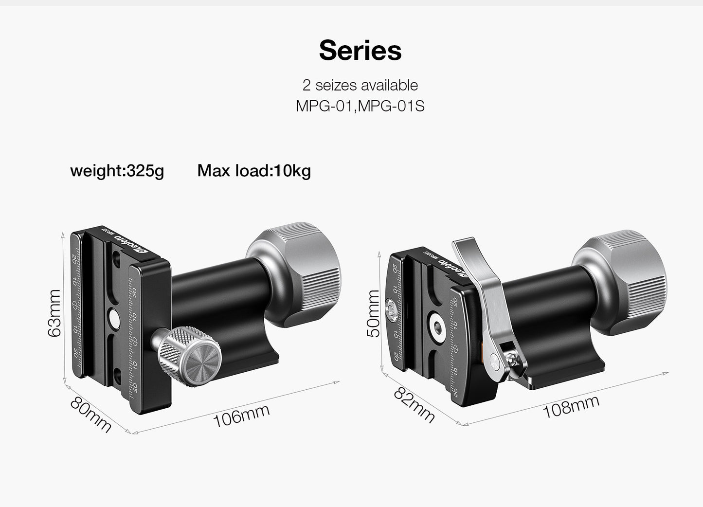 Leofoto MPG-1/MPG-1s MonoGimbal Head