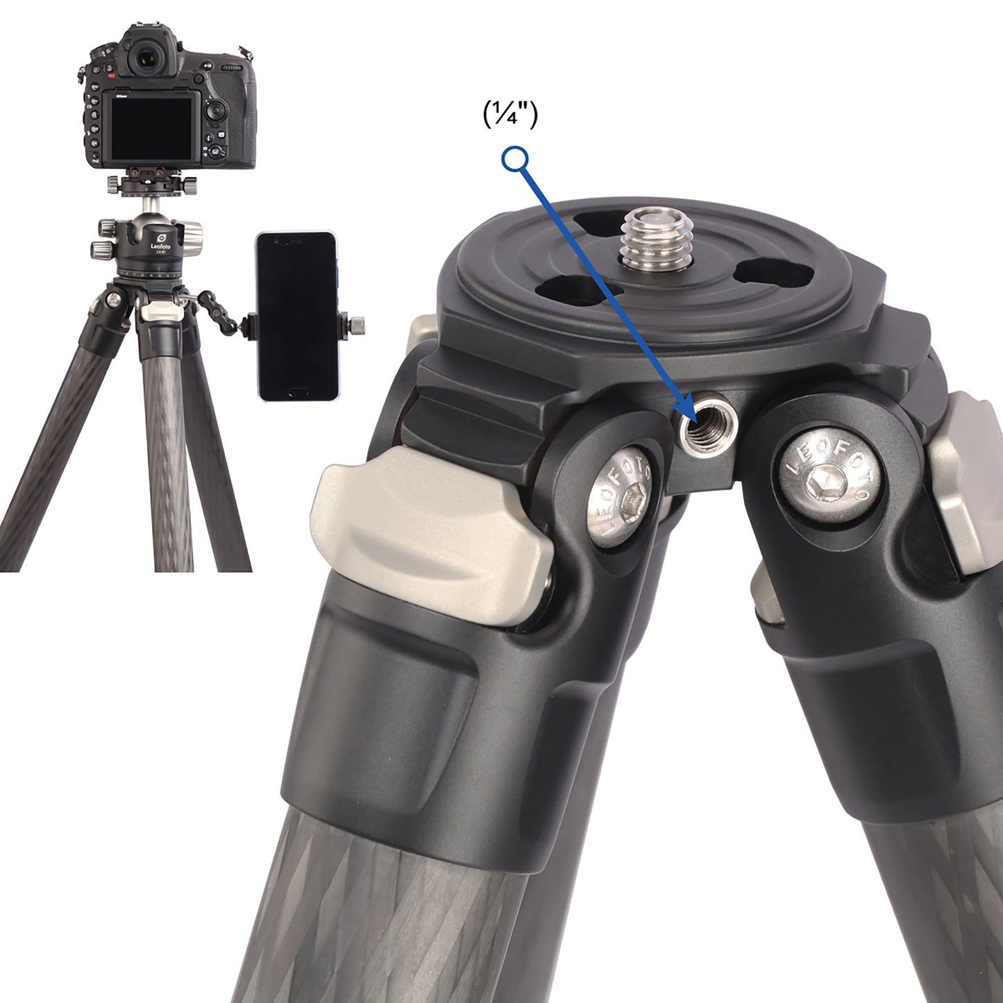 Leofoto Tripod LS-324CEX+PG-1 - photosphere.sg