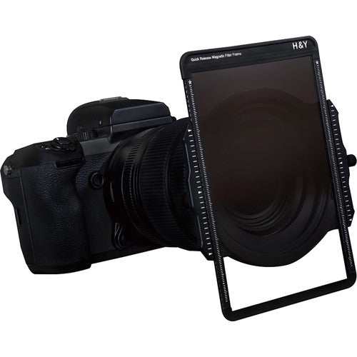 H&Y Filters 100 x 150mm K-Series Reverse-Graduated Neutral Density 0.9 Filter (3 Stops) w/Quick Release Magnetic Filter Frame - photosphere.sg