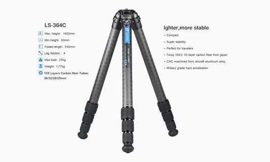 Leofoto Tripod LS-364C