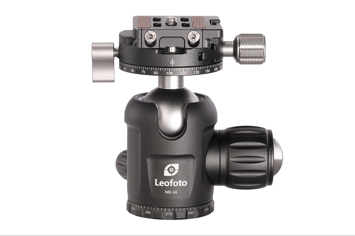 Leofoto NB-34 ballhead + RH-1L panoramic clamp - photosphere.sg