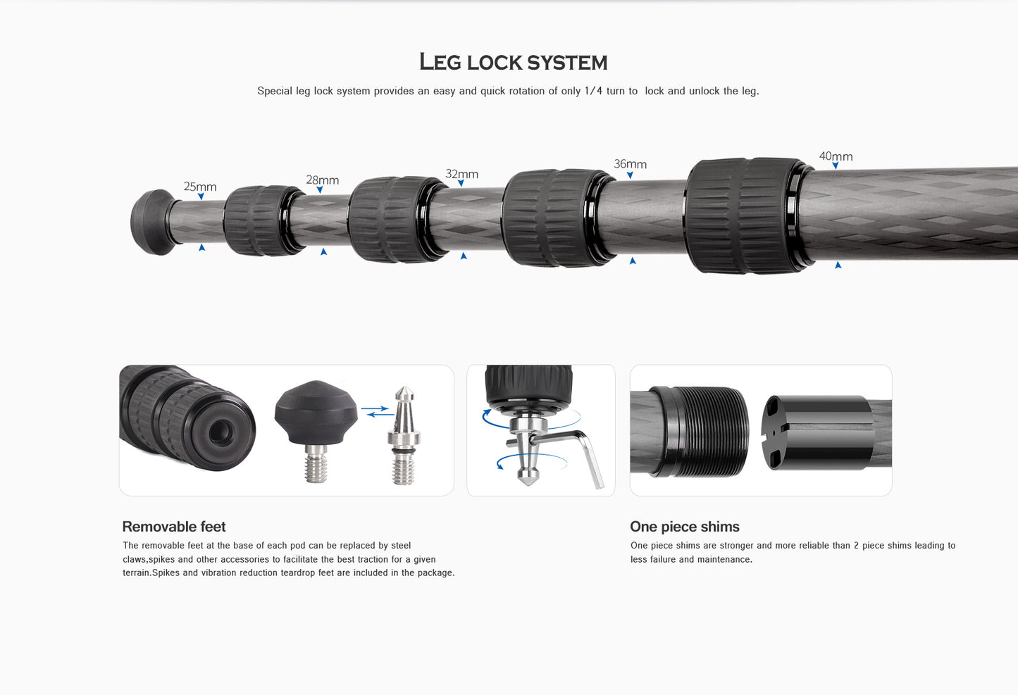 Leofoto LM-405C Tripod