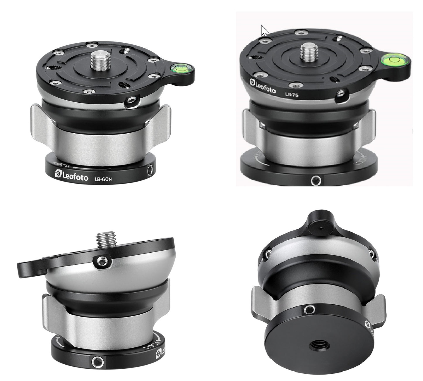 Leofoto LB-60N, LB-65, LB-75, LB-75S leveling base