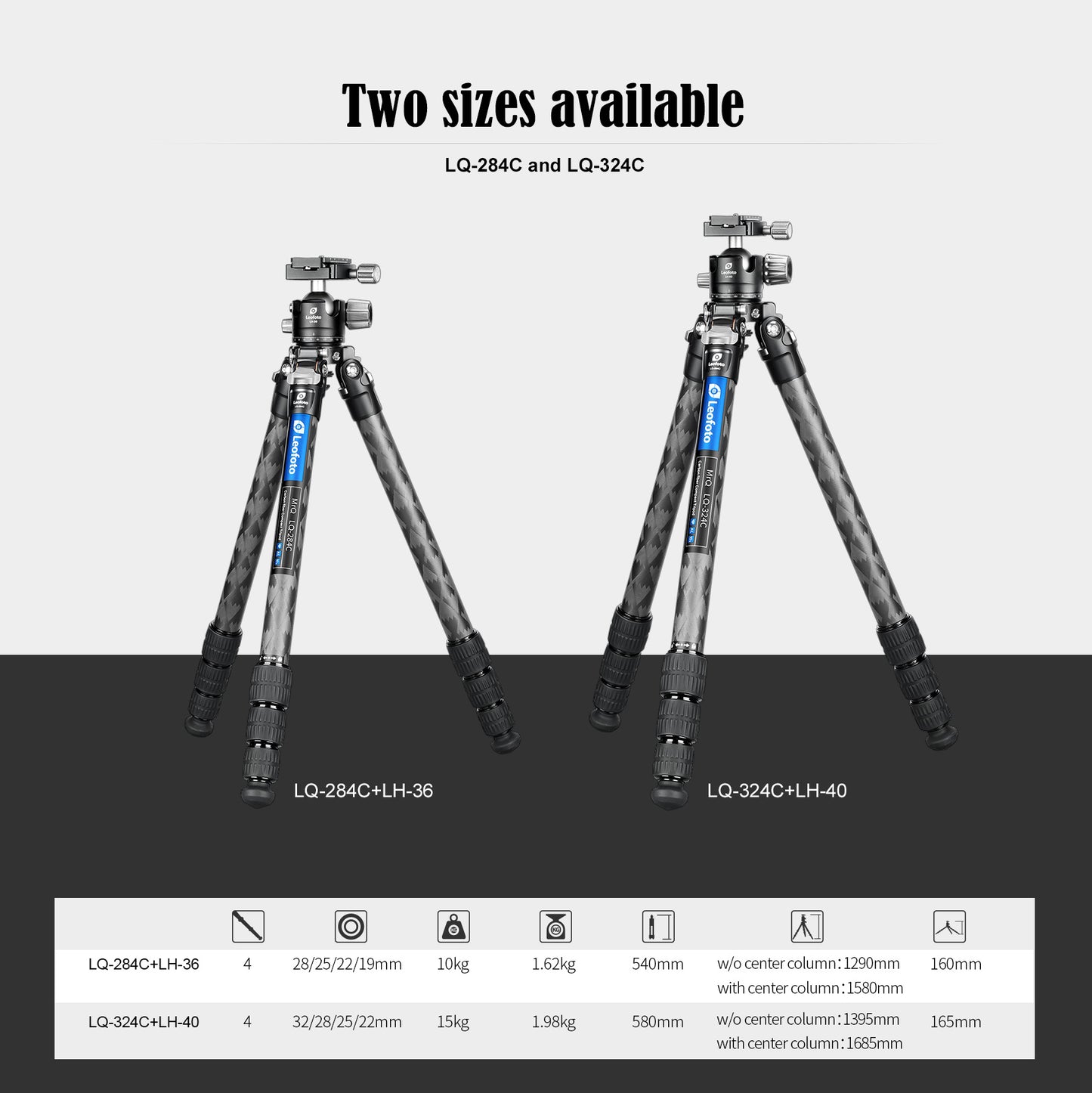 Leofoto Tripod LQ-284C/LQ-324C/LQ-365C (Mr Q)