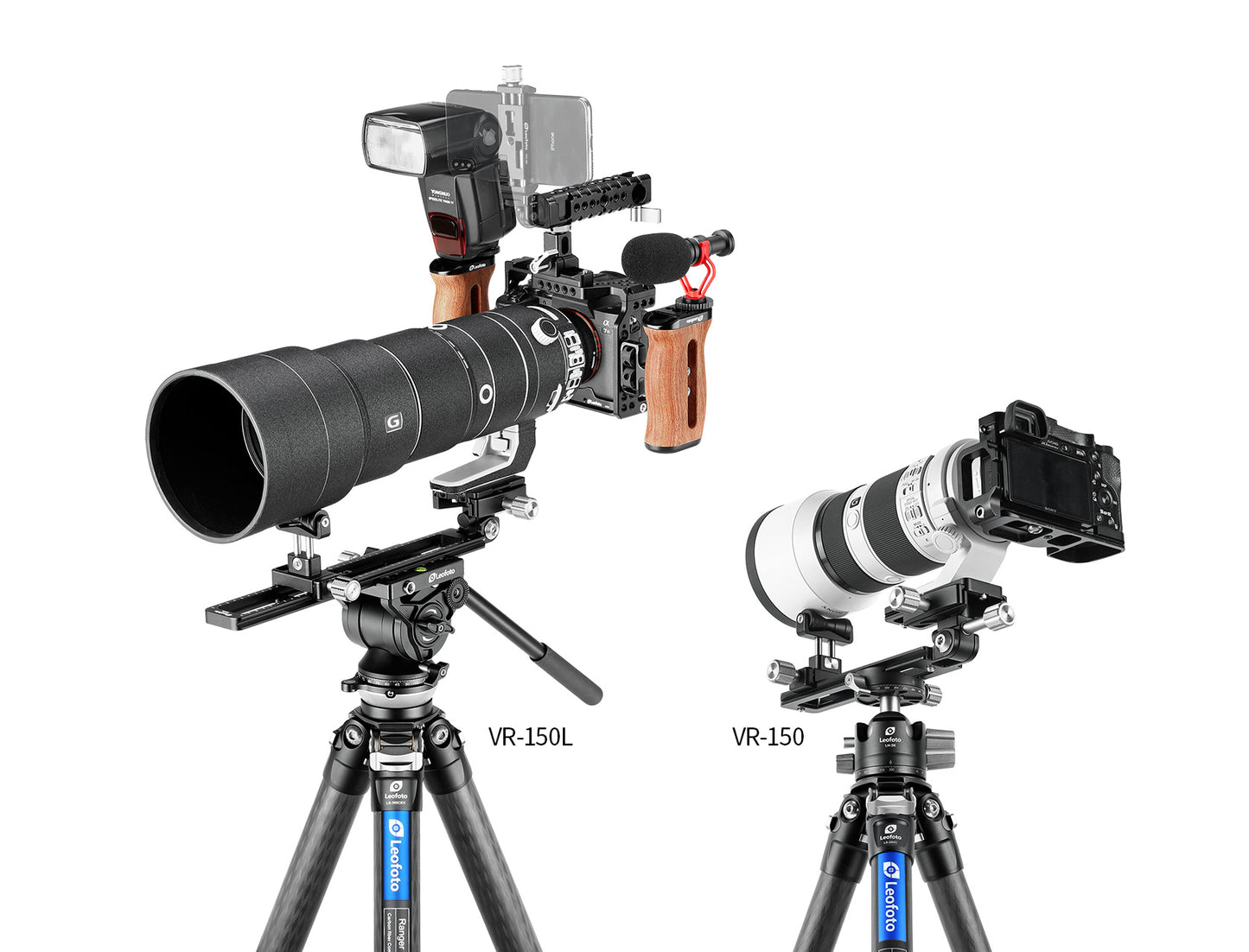 Leofoto VR-150 VR-150L Dual pivot long lens support