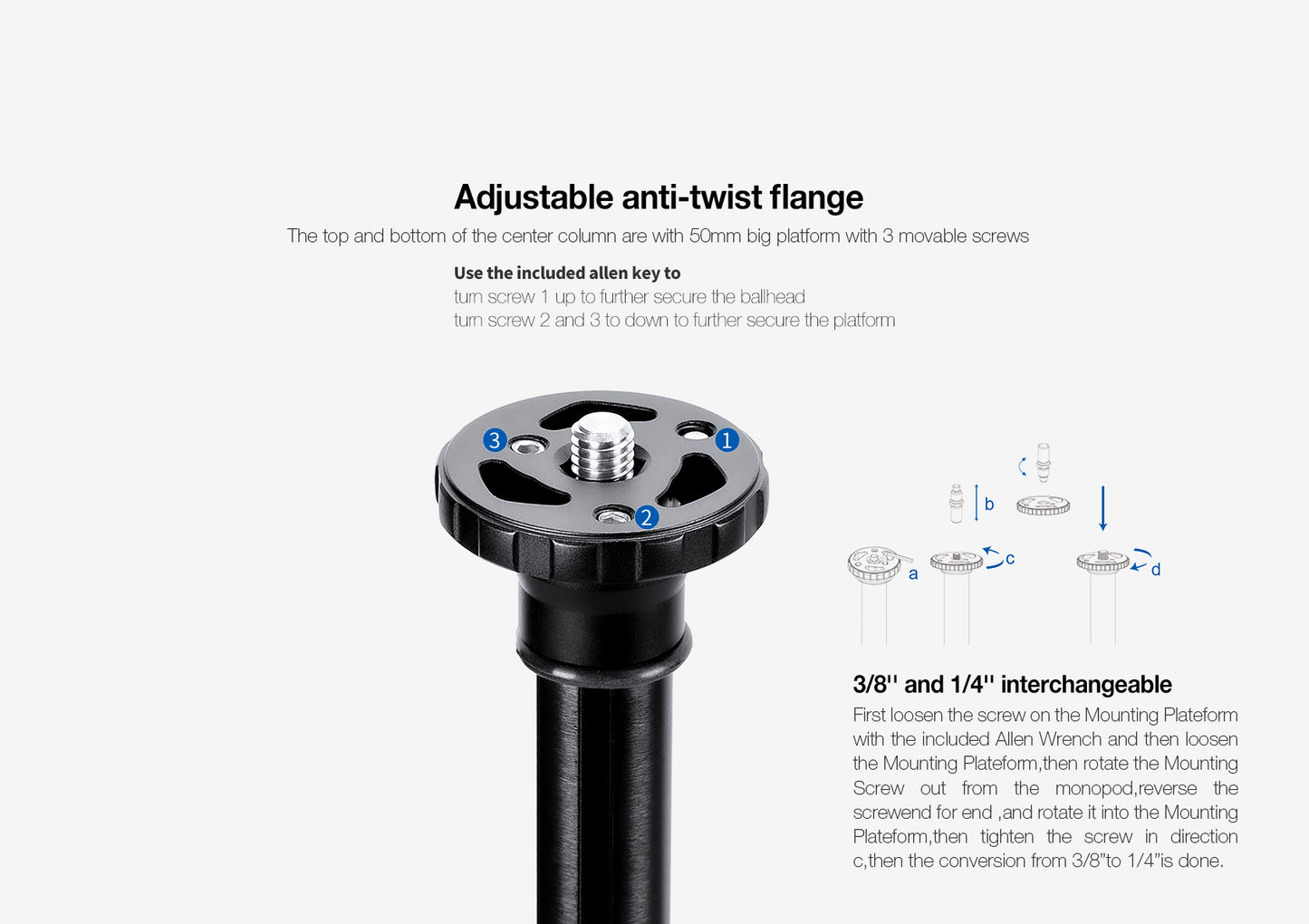 Leofoto GC-282AL geared articulating multi-function arm