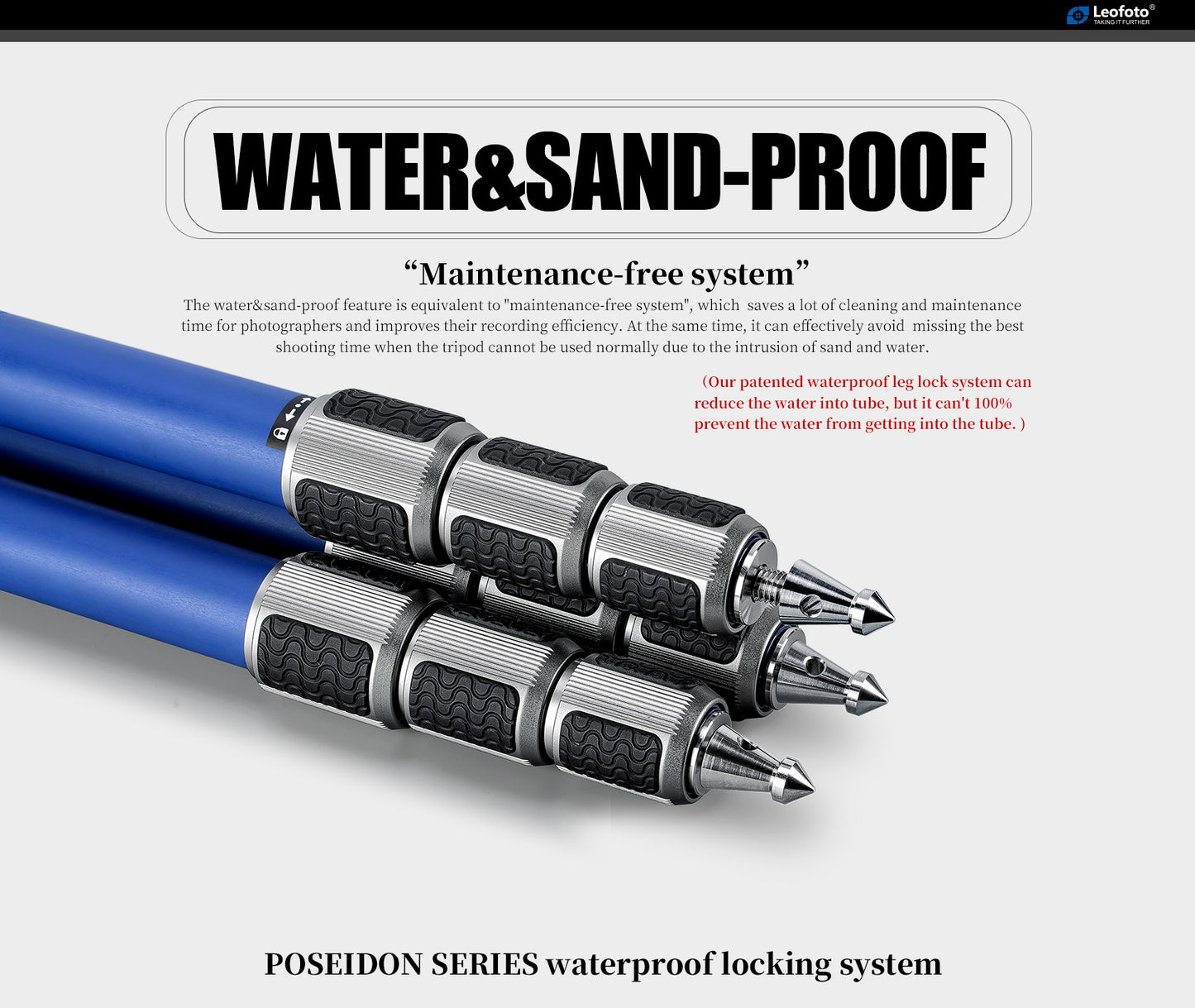 Leofoto Poseidon Tripod LP-284C/LP-324C (Waterproof)