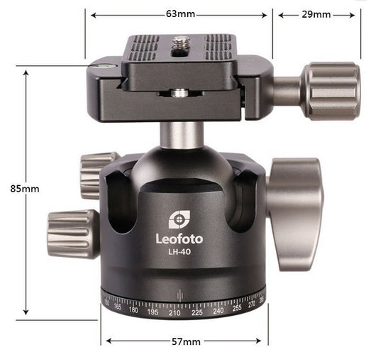 Leofoto LH-40 Low Profile Ball Head - photosphere.sg