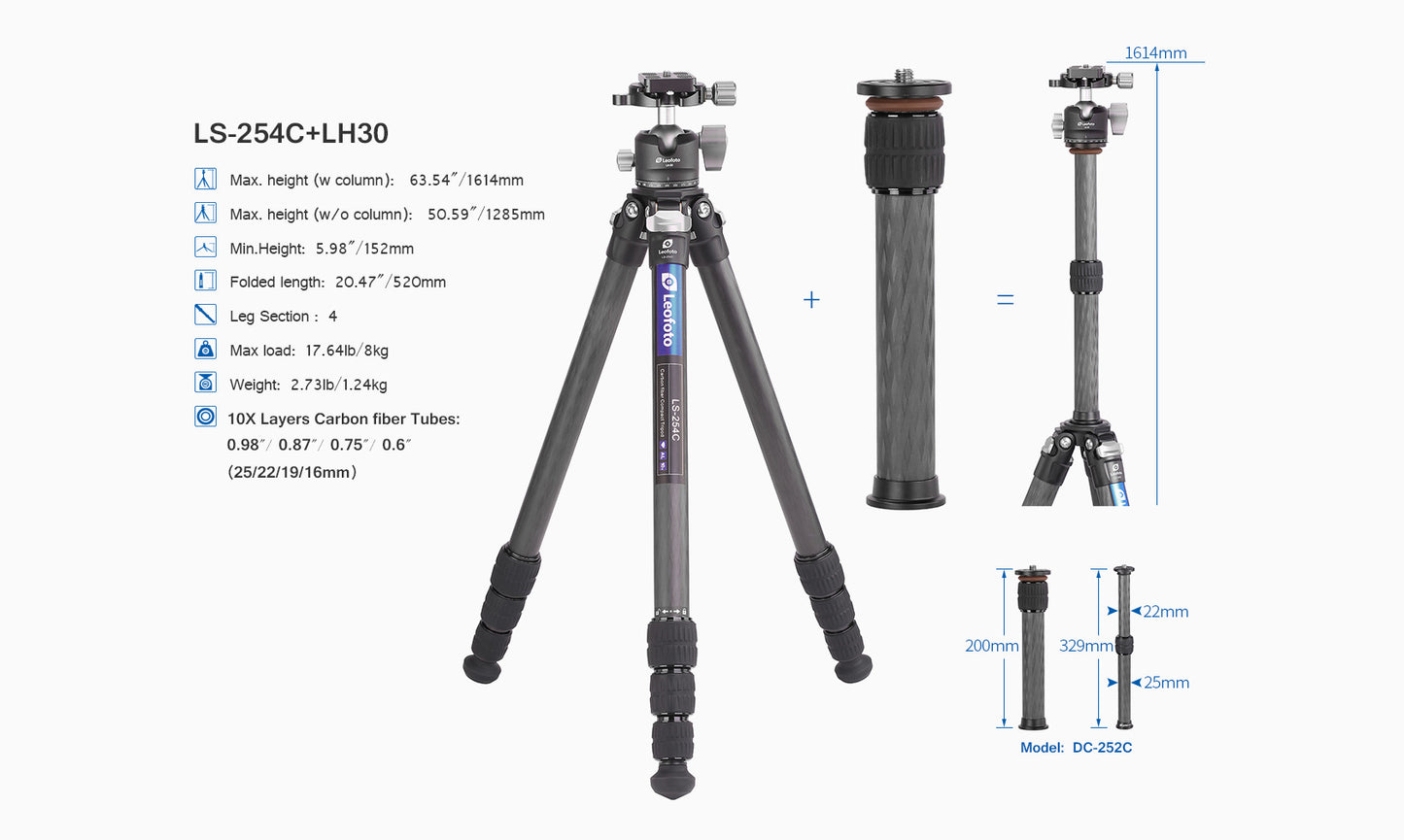 Leofoto Tripod LS-254C