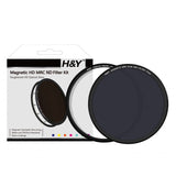 H&Y Magnetic Circular ND Filter Kit (3/6/10 stops) with lens cap and pouch