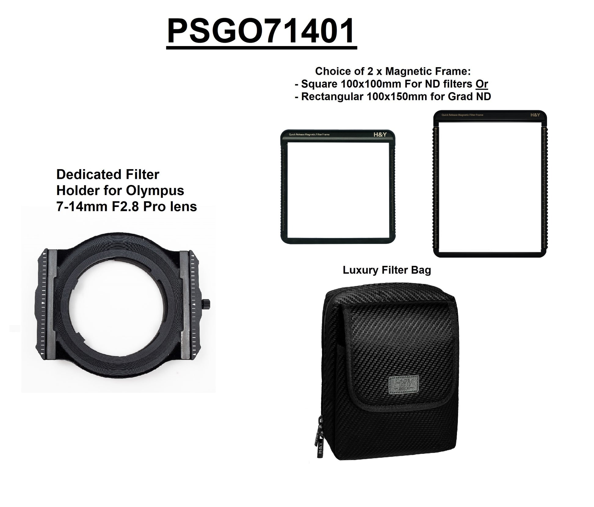 Photosphere H&Y Olympus 7-14mm F2.8 Pro Lens Conversion Kit - photosphere.sg