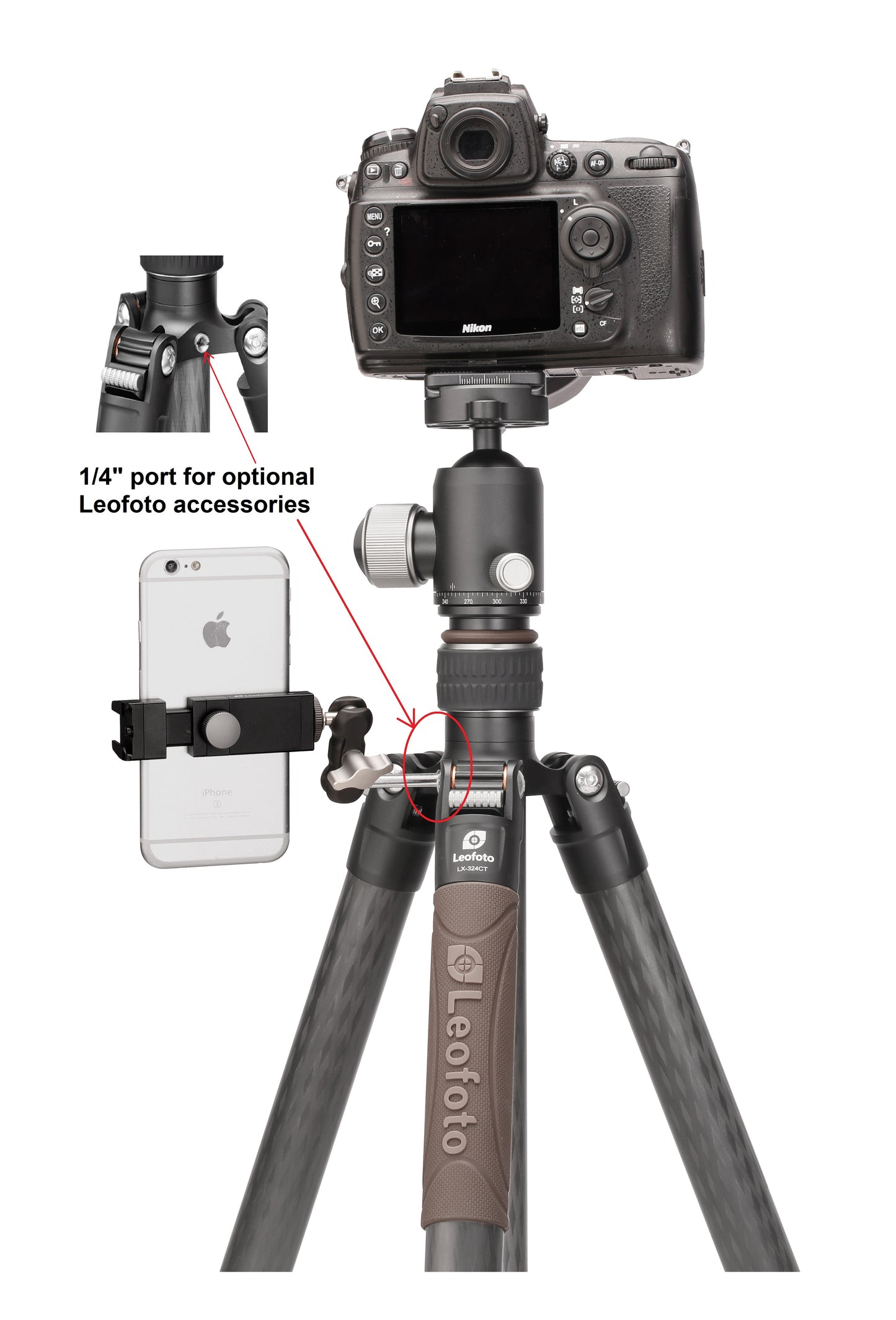 Leofoto Tripod LX-324CT+XB38 - photosphere.sg