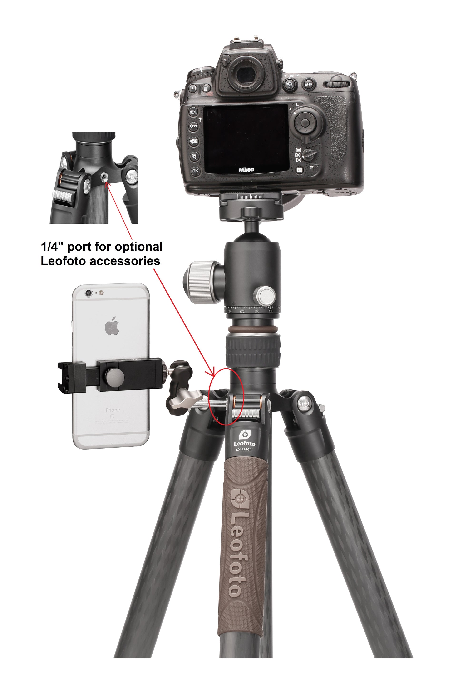 Leofoto Tripod LX-324CT+XB38 - photosphere.sg