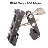 Leofoto MC-80 Multipurpose clamp (inlcudes CF-6) - photosphere.sg